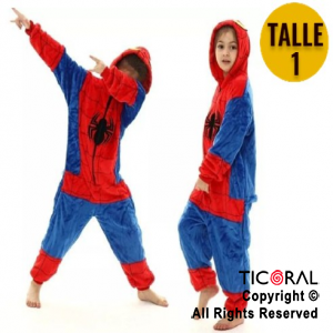 PIJAMA DISFRAZ SPIDERMAN INFANTIL TALLE 1 x 1