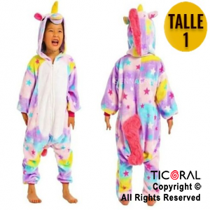 PIJAMA DISFRAZ UNICORNIO INFANTIL TALLE 1 x 1