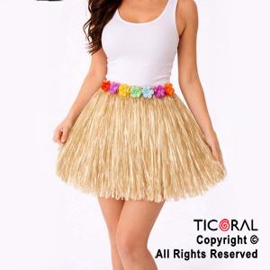 POLLERA HAWAIANA COLOR PIEL PLASTICA HS8339 x 1