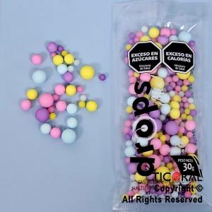 DROPS MIX PERLAS PASTEL MATE 35 GR x 4 PAQUETES