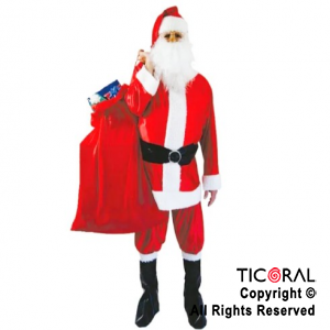 Traje papa noel adulto best sale