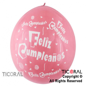 PI?ATA S P40 FASHION FELIZ CUMPLE FIESTA 2C 009 ROSA x 1