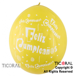 PI?ATA S P40 FASHION FELIZ CUMPLE FIESTA 2C 020 AMARILLO x 1