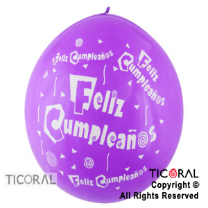 PI?ATA S P40 FASHION FELIZ CUMPLE FIESTA 2C 050 LILA x 1