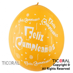 PI?ATA S P40 FASHION FELIZ CUMPLE FIESTA 2C 061 NARANJA x 1