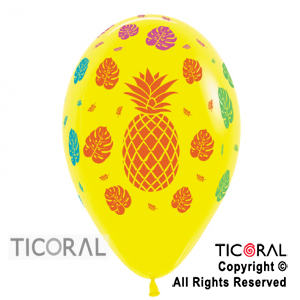 GLOBO SEMPERTEX R12 INF FASHION TROPICAL AMARILLO x 50