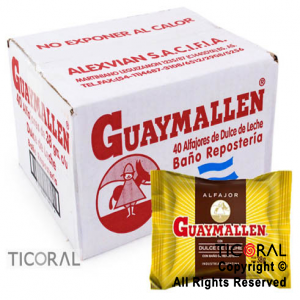 ALFAJOR GUAYMALLEN NEGRO X 40 UNIDADES x 1