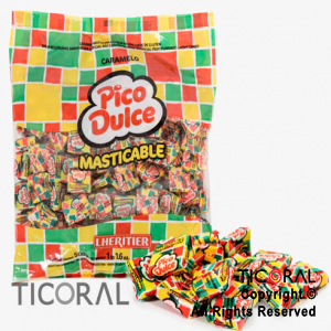 CARAMELO PICO DULCE MASTICABLE PLEGADOS X 500 GR x 1