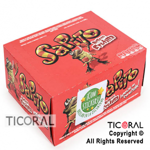SAPITO RELLENO FRUTILLA X 24 UNIDADES (10GR C/U ) X 1