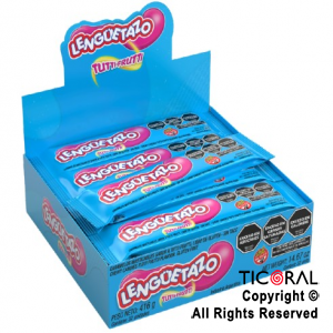 CARAMELO LENGUETAZO TUTTI FRUTTI X 32 UNIDADES X 1