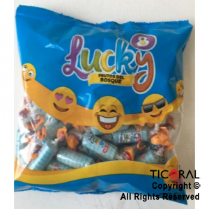 PASTILLAS LUCKY 8 SABOR FRUTOS DEL BOSQUE x 200GR
