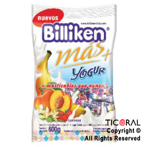 CARAMELO MASTICABLE BILLIKEN YOGURT X 600GR x 1