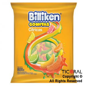 GOMAS BILLIKEN CITRICAS X 800GR x 1
