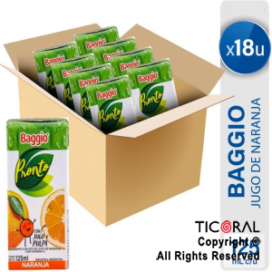 GOLO JUGO BAGGIO PRONTO X125CC MULTIFRUTA x 18