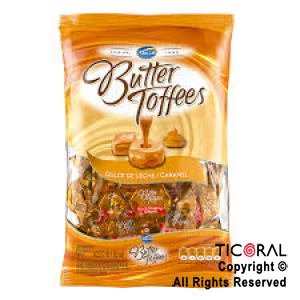CARAMELO BUTTER TOFFEES RELLENO DULCE DE LECHE X 822GR x 1