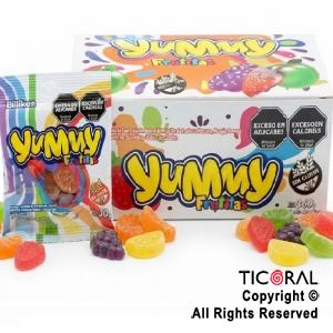 GOMAS YUMMY FRUTITAS 12 SOBRES X 30 GR