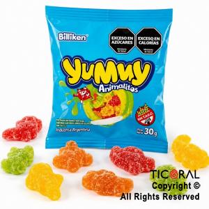GOMAS YUMMY ANIMALITOS 12 SOBRES X 30 GR