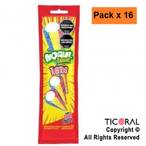 MOGUL EXTREME TUBITOS TUTTI FRUTI 16 X 15 GR x 1
