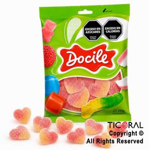 GELATINES CORAZON DURAZNO 250 GR