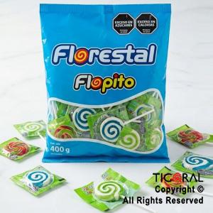 CHUPETIN FLOPITO TWIST TUTTI FRUTTI X 400 GR