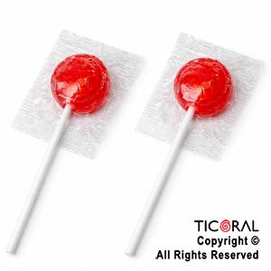 CHUPETIN MINI PALETA ROJO TOPOLIN X 50 UNIDADES