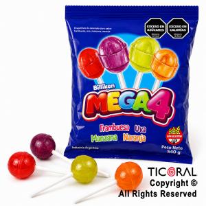 CHUPETIN MEGA 4 X 20 UNIDADES (27 GS C/U) 540 GR