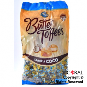 CARAMELO BUTTER TOFFEES RELLENO COCO X 822GR x 1