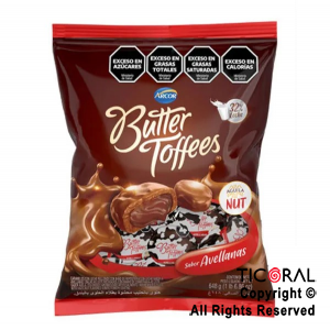 CARAMELO BUTTER TOFFEES RELLENO AVELLANA X 648 gr