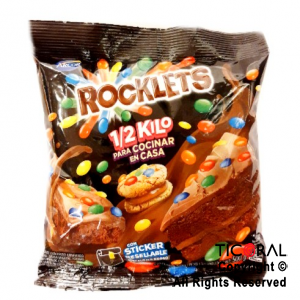 LENTEJAS DE CHOCOLATE ROCKLETS X 500 GR X 1