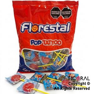 CHUPETIN POP TATTOO PIRATAS 400 GR