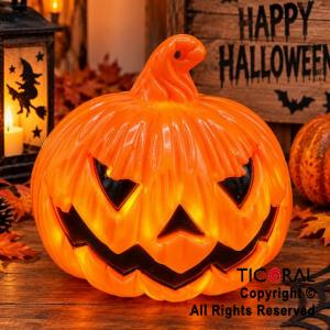 CALABAZA CON LUZ HALLOWEEN