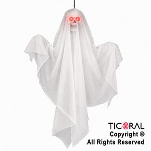 COLGANTE FANTASMA DE LA OSCURIDAD LUMINOSO LED Y SONIDO
