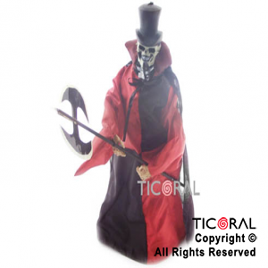 CALAVERA HS2274 CON GALERA Y HACHA HALLO x 1