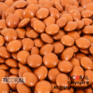 LENTEJAS DE CHOCOLATE CHOOK COLOR NARANJA X 500GR x 1