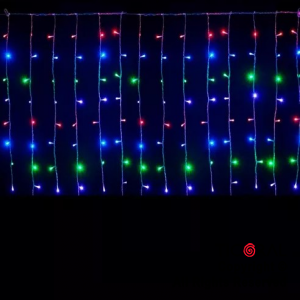 LUZ 144 LED CORTINA LUZ MULTICOLOR x 1
