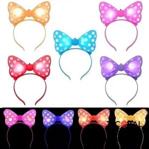 VINCHA RATONA MO�O LUMINOSA PLASTICA COLORES SURTIDOS