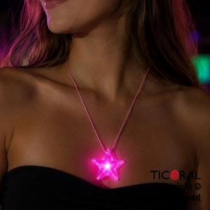 COLGANTE LUMINOSO ESTRELLA ACRILICO X 36 UNIDADES