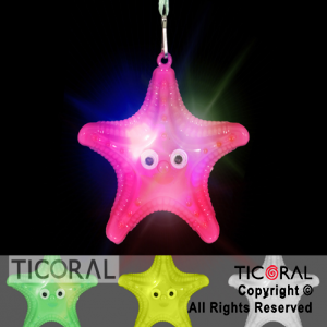 COLLAR LUMINOSO ESTRELLA COLOR X 48