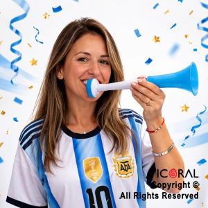 CORNETA BOCINA VUVUZELA ARGENTINA 33 CM7053AR