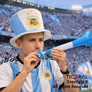 CORNETA BOCINA VUVUZELA ARGENTINA 55 CM 7054AR