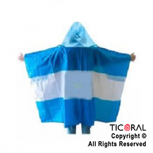 CAPA BANDERA ARGENTINA NIO C/CAPUCHA 1.20 x 90 cm.