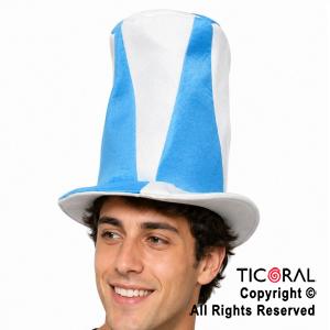 SOMBRERO GALERA FUTBOL ARGENTINA TRIANGULOS x 10 UNIDADES
