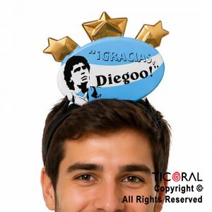 VINCHA ARGENTINA FRASES SURTIDAS (PACK X 6 UNIDADES)