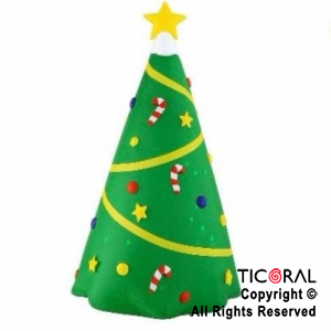 INFLABLE DECORACION ARBOL DE NAVIDAD 1.8 MTS X 1
