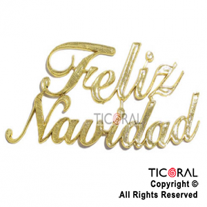 PLAQUETA HS1286-2 F/NAV ORO 25 X 10 CM x 1