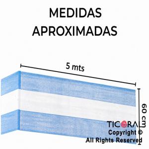 BANDERA ARGENTINA BALCON ANCHO 60CM X LARGO 5MT X1