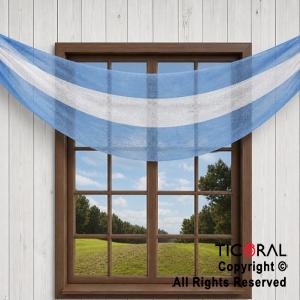 BANDERA ARGENTINA DECORATIVA 40CM ANCHO X 3MT LARGO X1
