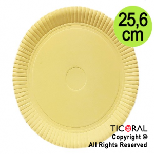 PLATO LAM PASTEL AMARILLO N.04 25.6CM x 1