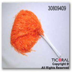 PORRA LARGA PLASTICA NARANJA x 10