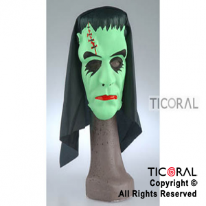 MASCARA FRANKENSTEIN CON CAPUCHA x 1